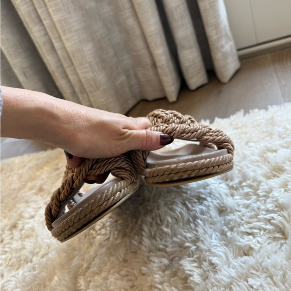 Valentino Rockstud Rope Sandals size 38 - Orig. $1090 - Picture 6 of 10